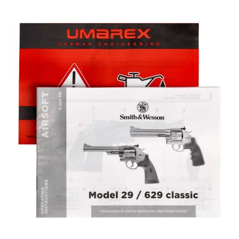 Replika rewolwer ASG Smith&Wesson 629 Classic 6 mm 5" Smith and Wesson
