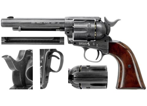 Rewolwer wiatrówka Colt SAA .45-5,5" antyk 4,5 mm Diabolo CO2 Colt