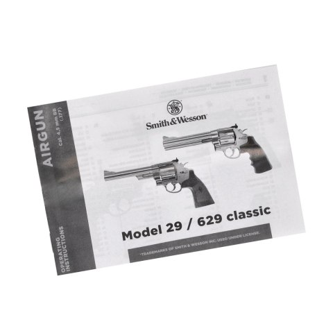 Rewolwer wiatrówka Smith&Wesson 629 Classic 4,5 mm 5" diabolo Smith and Wesson