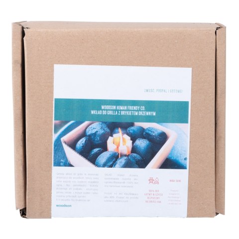 Rozpałka Woodson wkład do grilla z brykietem Woodson