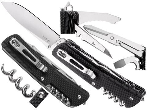 Scyzoryk Ruike LD31-B składany, wielofunkcyjny, czarny Ruike