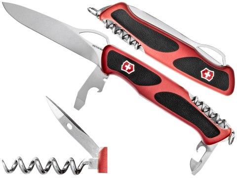 Scyzoryk Victorinox Ranger 61 M Grip 0.9553.MC czerwono-czarny Victorinox