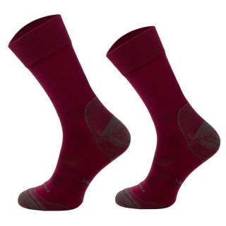 Skarpety Comodo Hunting Merino wool lines TRE13 bordowe Comodo