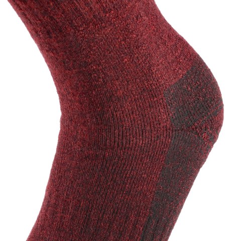Skarpety Comodo Merino wool Trekker bordowe Comodo