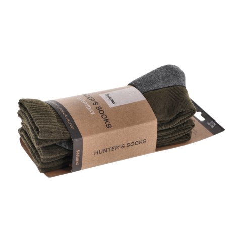 Skarpety Seeland Field Pine Green/Dark Grey 3-pak Seeland