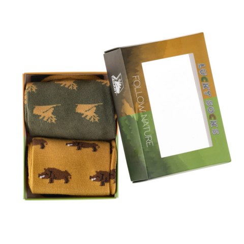 Skarpety męskie Tagart Fn dwupak Summer Boar zielone Tagart