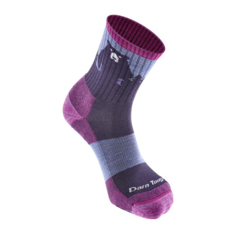 Skarpety trekkingowe damskie Darn Tough Bear Town Purple Darn Tough