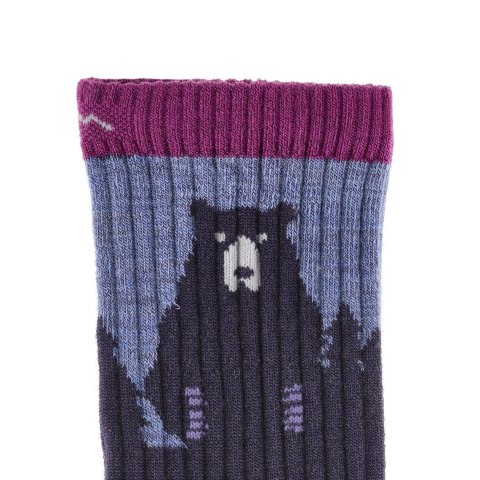 Skarpety trekkingowe damskie Darn Tough Bear Town Purple Darn Tough