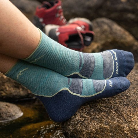 Skarpety trekkingowe damskie Darn Tough Light Hiker Agua Darn Tough