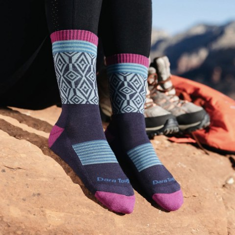 Skarpety trekkingowe damskie Darn Tough Sobo Micro Crew Blackberry Darn Tough