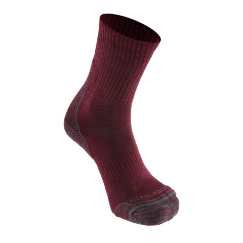 Skarpety turystyczne Comodo lekkie bordowe Comodo
