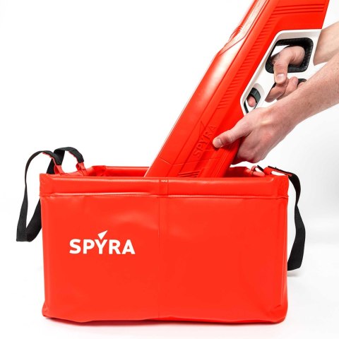 Składane wiadro na wodę SpyraBase czerwony Spyra