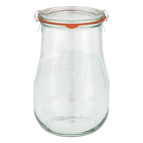 Słoik Weck Tulip z pokrywką, uszczelką i 2 zapinkami 1750 ml 4 szt Weck