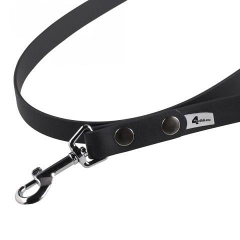 Smycz BioThane 4wild wodoodporna 150 cm czarna 4wild.eu