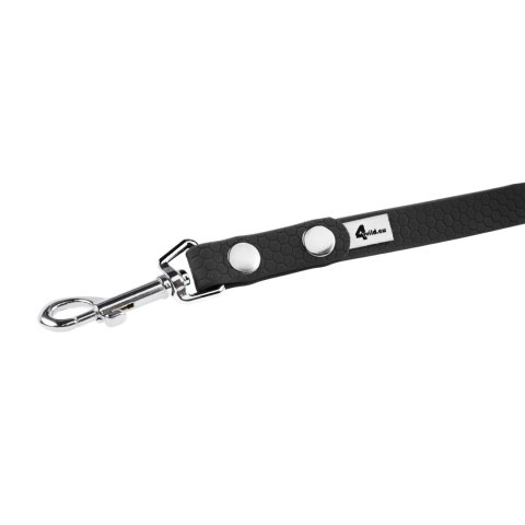Smycz BioThane 4wild wodoodporna, 5 m, czarna 4wild.eu