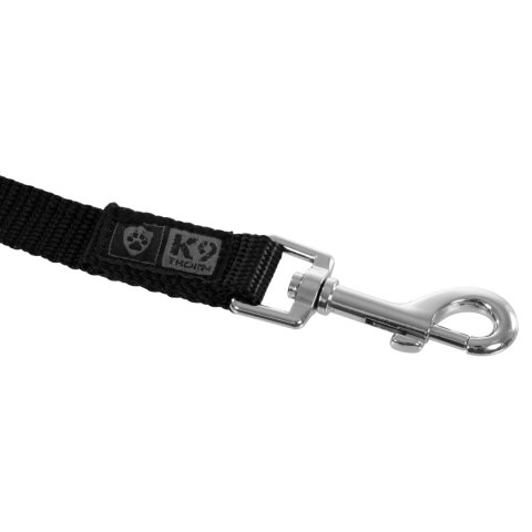 Smycz K9 Thorn do tropienia i pracy, czarna 20 mm / 10 m K9 Thorn