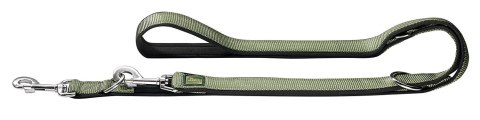 Smycz neoprenowa oliwkowo czarna Hunter
