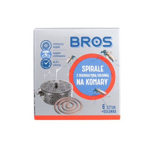 Spirala Bros na komary z dekoracyjną osłonką Bros