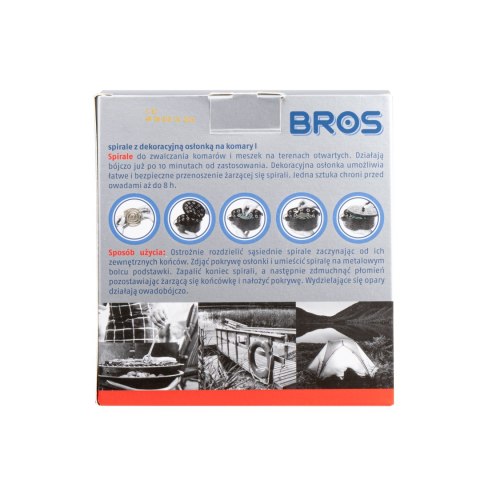 Spirala Bros na komary z dekoracyjną osłonką Bros