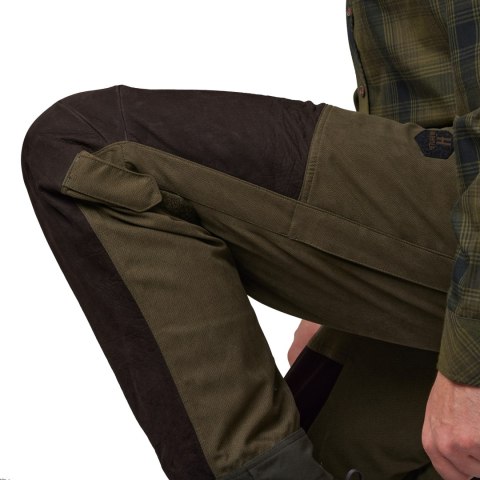 Spodnie myśliwskie Härkila Driven Hunt HWS leather Willow green, shadow brown Härkila