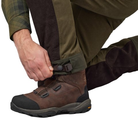 Spodnie myśliwskie Härkila Driven Hunt HWS leather Willow green, shadow brown Härkila
