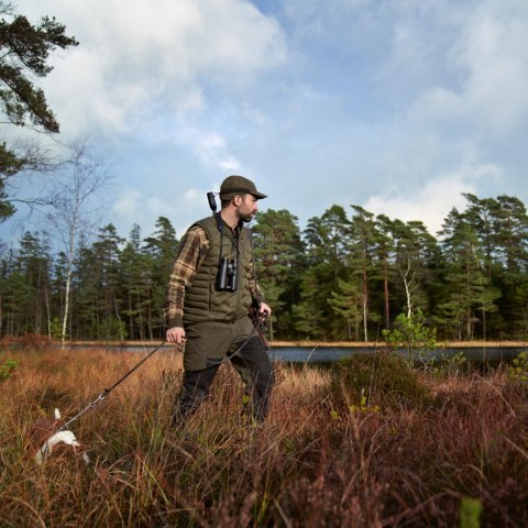 Spodnie myśliwskie Härkila Driven Hunt HWS leather Willow green, shadow brown Härkila