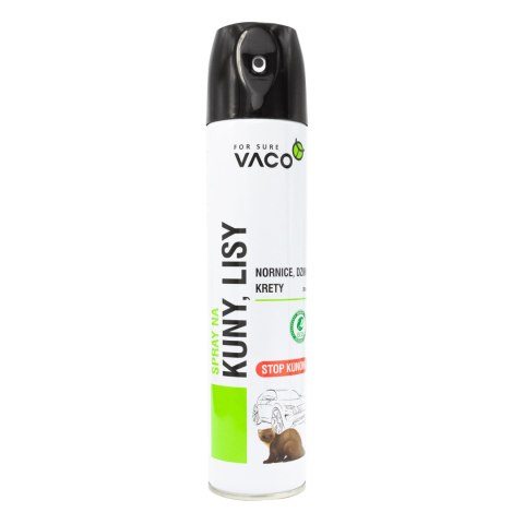 Spray Vaco Eco na kuny, lisy, nornice, dziki, krety 300 ml Vaco