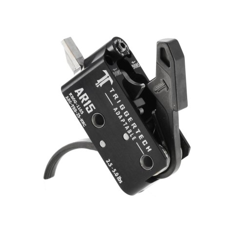 Spust Triggertech AR15 Adaptable PVD Black Curved- język spustowy zagięty - Two Stage TriggerTech