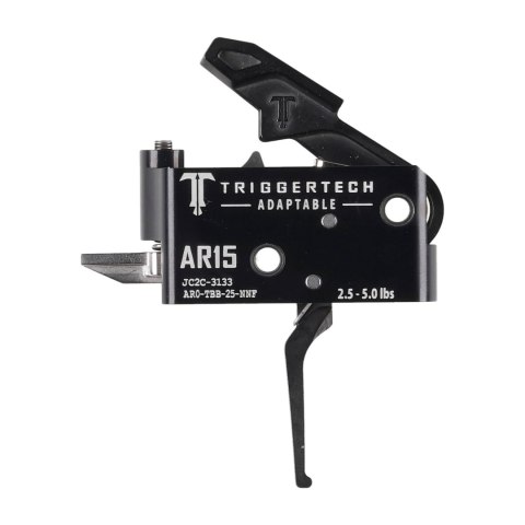 Spust Triggertech AR15 Adaptable PVD Black Flat- język spustowy prosty - Two Stage TriggerTech