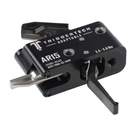 Spust Triggertech AR15 Adaptable PVD Black Flat- język spustowy prosty - Two Stage TriggerTech