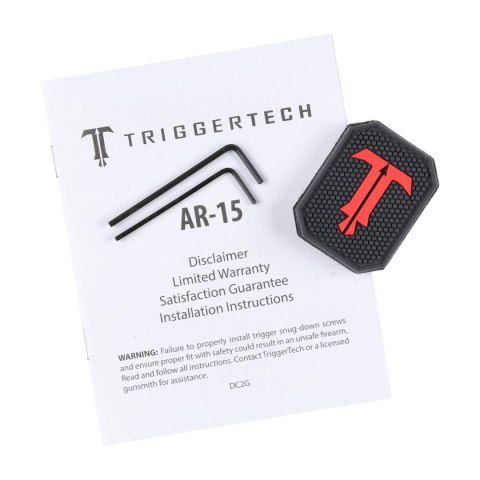 Spust Triggertech AR15 Adaptable PVD Black Flat- język spustowy prosty - Two Stage TriggerTech