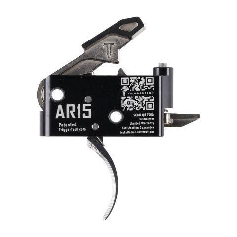 Spust Triggertech AR15 Adaptable Stainless - język spustowy wygięty - Two Stage TriggerTech