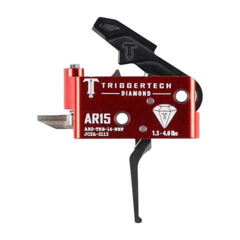 Spust Triggertech AR15 Diamond Flat PVD język spustowy prosty - Two Stage TriggerTech