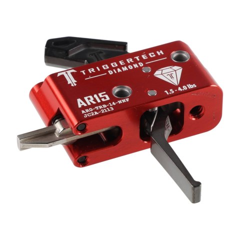 Spust Triggertech AR15 Diamond Flat PVD język spustowy prosty - Two Stage TriggerTech