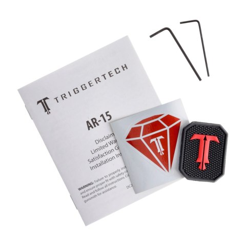 Spust Triggertech AR15 Diamond PVD Black Flat- język spustowy prosty - Single Stage TriggerTech