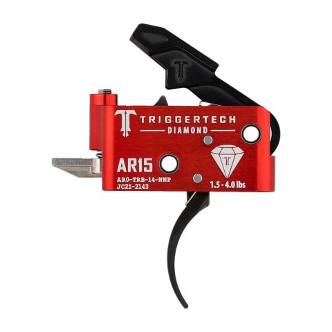 Spust Triggertech AR15 Diamond Pro Curved - język spustowy wygięty - Two Stage TriggerTech