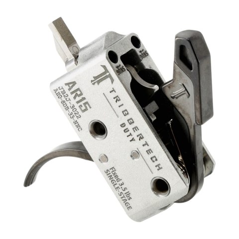 Spust Triggertech AR15 Duty 3,5 lb - język spustowy zakrzywiony - Single Stage TriggerTech