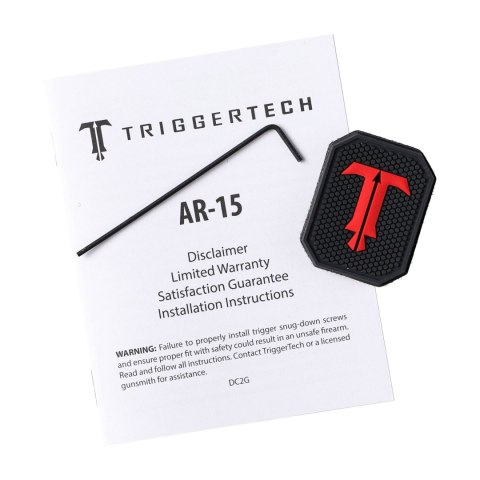 Spust Triggertech AR15 Duty 3,5 lb - język spustowy zakrzywiony - Two Stage TriggerTech