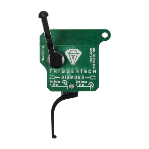 Spust Triggertech R700 Diamond PVD Black - język spustowy prosty - Two Stage TriggerTech