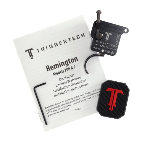 Spust Triggertech R700 Special PVD Black Curved - język spustowy wygięty - One Stage TriggerTech
