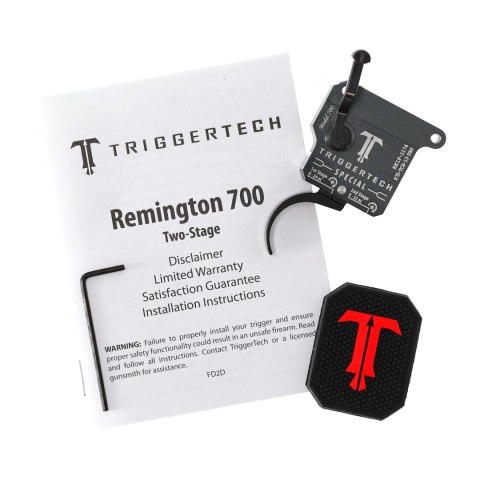 Spust Triggertech R700 Special PVD Black Pro Curved - język spustowy wygięty - Two Stage TriggerTech