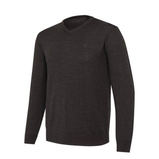 Sweter męski myśliwski Beretta Merino V Neck brązowy Beretta