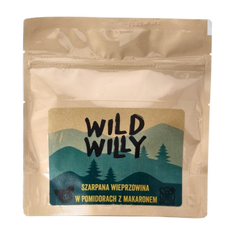 Szarpana wieprzowina w pomidorach z makaronem Wild Willy Wild Willy